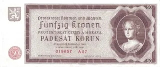 Czech Republic 50 Korun, 1940 image